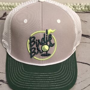 Gray and Green Trucker Hat